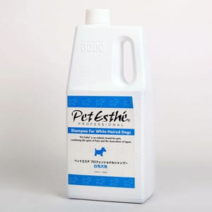 Pet Pet Esthe貝特愛思 洗毛液 專業用系列 白毛犬配方 3L 3L 正面圖