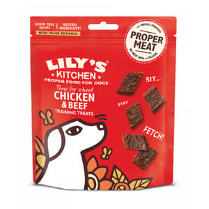 LILY'S LILY'S KITCHEN 狗小食 雞丁牛肉脆脆 70g 70g  正面圖