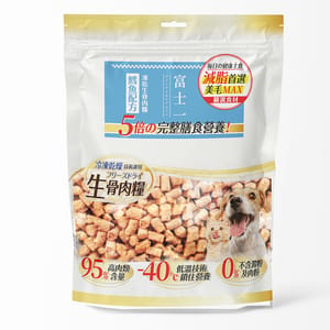 富士一 富士一 凍乾 貓狗糧 生骨肉主食糧 鱈魚配方 500g 500g 正面圖