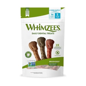 WHIMZEES WHIMZEES 小型犬 快樂牙刷型 潔齒骨 7.4oz 4oz 正面圖