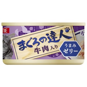 日本Petline 日本Petline 貓罐頭 吞拿魚達人系列 牛肉 80g 80g  正面圖