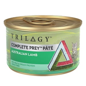Trilogy Trilogy 貓罐頭 無穀物主食罐 澳洲羊肉配方 85g 85g 正面圖