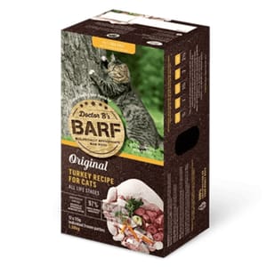 Dr. Dr. B 急凍貓糧 火雞肉 1.38kg 38kg 正面圖