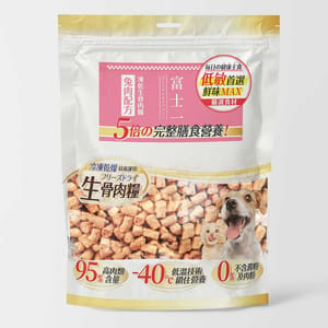 富士一 富士一 凍乾 貓狗糧 生骨肉主食糧 兔肉配方 500g 500g 正面圖