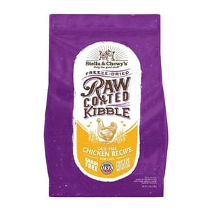 Stella & Chewy's Stella & Chewy's 貓糧 凍乾生肉外層低溫烘焙乾糧 放養雞配方 2.5lb 5lb 正面圖
