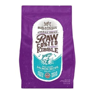Stella & Chewy's Stella & Chewy's 貓糧 凍乾生肉外層低溫烘焙乾糧 野生捕撈三文魚配方 2.5lb 5lb  正面圖