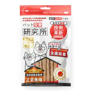 Pet Pet Lab 栄養研究所 狗零食 低脂潔齒棒 三文魚味 11本 犬用 正面圖