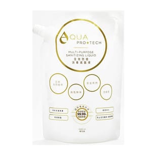 AQUA AQUA PRO+TECH 全效防疫消毒滅菌噴霧 1000ml 環保補充裝 - 清貨優惠 1000ml 正面圖