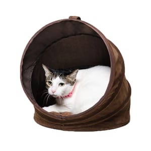 Pet Pet Shell-ter 咖色拼咖色墊 中   正面圖