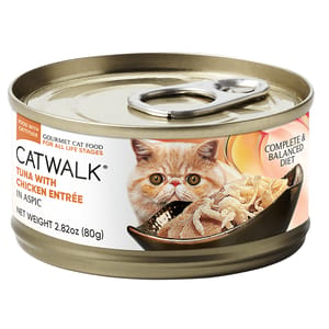 CATWALK CATWALK 貓主食罐 吞拿魚 + 雞肉 Tuna With Chicken Entrée 80g 80g 正面圖