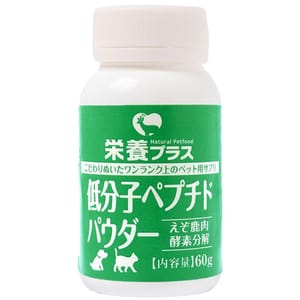 營養PLUS 營養PLUS 低份子北海道梅花鹿肽粉 60g 60g  正面圖