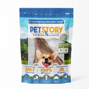 Pet Pet Story 狗零食 訓犬小食 狗狗潔齒磨牙骨 日本無添加鹿骨肩胛骨 1支 正面圖
