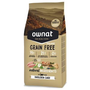 ownat ownat 全齡貓糧 放牧雞⾁與火雞 ⽪⽑靚 1kg 1kg  正面圖
