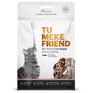 TU TU MEKE FRIEND 天然風乾貓零食 新西蘭海域三文魚 120g 120g  正面圖