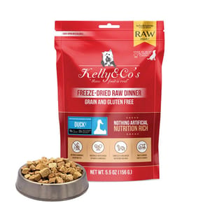 Kelly Kelly & Co's 狗糧 凍乾鴨肉 5.5oz 156g 5oz  正面圖