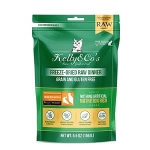 Kelly Kelly & Co's 貓糧 凍乾脫水三文魚+雞肉 5.5oz 156g 5oz  正面圖
