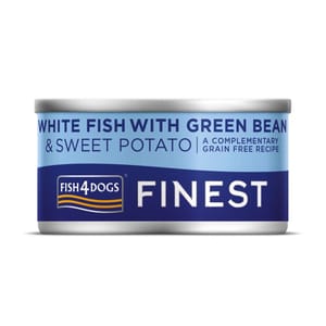 Fish4Dogs Fish4Dogs 狗罐頭 深海魚+甜薯青豆 85g 85g 正面圖