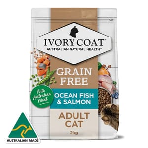 Ivory Ivory Coat 貓糧 深海魚和三文魚成貓配方 2kg 2kg 正面圖