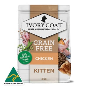 Ivory Ivory Coat 貓糧 雞肉亞麻籽幼貓配方 2kg 2kg 正面圖