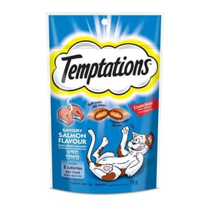 Temptations Temptations 貓零食 開胃三文魚口味 75g 75g 正面圖