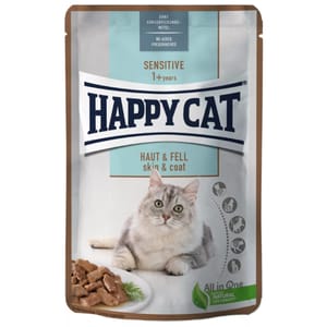 Happy Happy Cat 貓濕糧 皮膚及毛髮配方 85g 85g 正面圖