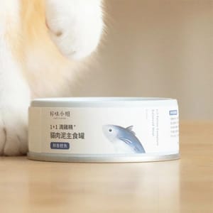 好味小姐 好味小姐 1+1滴雞精貓肉泥主食罐 鮮香鰹魚 80g 80g 正面圖