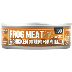 怪獸部落 怪獸部落 野味貓主食罐 青蛙雞肉 82g 82g  正面圖