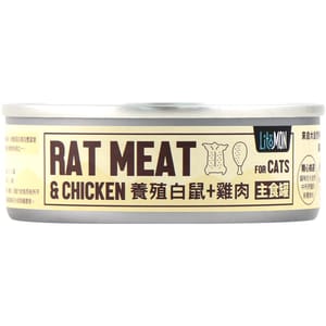 怪獸部落 怪獸部落 野味貓主食罐 白鼠雞肉 82g 82g  正面圖