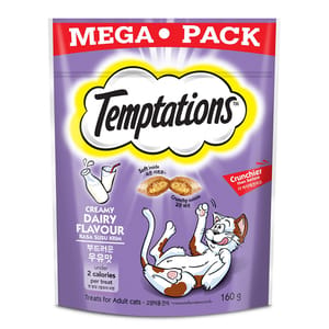 Temptations Temptations 貓零食 香滑牛奶口味 160g 160g  正面圖