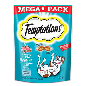 Temptations Temptations 貓零食 香誘吞拿魚/鮮鮪口味 160g 160g 正面圖