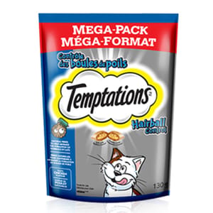 Temptations Temptations 貓零食 化毛配方口味 130g 130g  正面圖