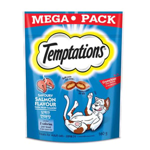 Temptations Temptations 貓零食 開胃三文魚口味 160g 160g  正面圖