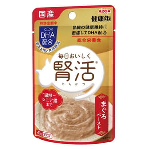 AIXIA AIXIA 愛喜雅 貓濕糧 健康罐 腎活 吞拿魚醬 40g 40g 正面圖