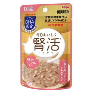AIXIA AIXIA 愛喜雅 貓濕糧 健康罐 腎活 吞拿魚肉碎 40g 40g  正面圖