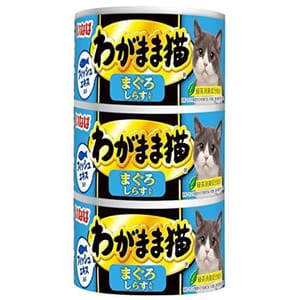 CIAO CIAO 貓罐頭 金槍魚及白飯米味 140g 3罐入 140g 正面圖