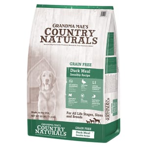 Country Country Naturals 狗糧 全犬種 無穀物鴨肉防敏 12lbs 12lb 正面圖
