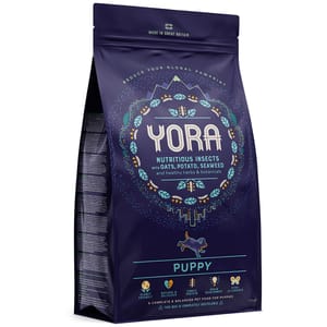 YORA YORA 單一昆蟲蛋白頂級完整配方乾糧 幼犬 1.5kg 5kg  正面圖