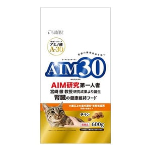 SUNRISE SUNRISE AIM30 貓糧 日本腎臟保健貓乾糧 11 歲或以上室內絕育貓 雞肉味 600g 600g  正面圖