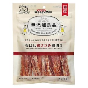 DoggyMan DoggyMan 日本狗零食 無添加良品 雞肉幼條 120g 120g 正面圖