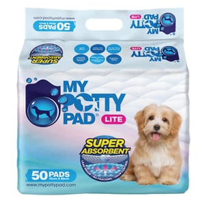 My My Potty Pad LITE 殿堂吸 寵物尿墊 狗尿墊 狗尿片 原味 [45x60 M碼 50PADS]   正面圖