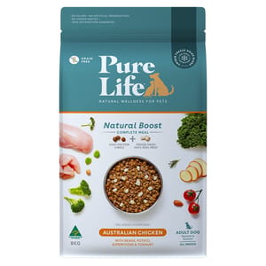 Pure Pure Life 狗糧 成犬 澳洲雞肉 8kg 8kg 正面圖