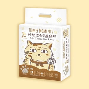 Homey Homey Moments 原味極幼混合 豆腐貓砂 8L 8L  正面圖