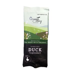 Organic Organic Story有機物語 全犬糧 養生鴨肉配方 試食   正面圖