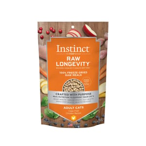 Instinct Instinct 貓糧 本能 貓糧 無穀物凍乾長壽成貓生肉主食糧 走地雞肉 9.5oz 5oz 正面圖