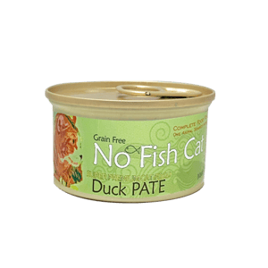 No No Fish Cat不吃魚的貓 貓罐頭 主食罐 鴨肉肉醬 85g 85g  正面圖