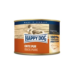 Happy Happy Dog 狗罐頭 鴨肉罐頭 200g 200g 正面圖