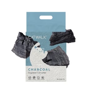 CATWALK CATWALK 瞬間凝結 豆腐貓砂 活性炭 6L 6L  正面圖