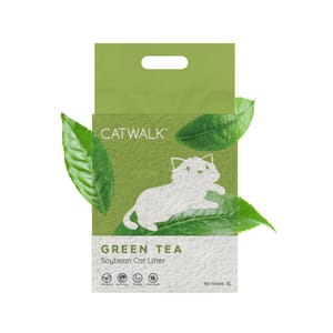 CATWALK CATWALK 瞬間凝結 豆腐貓砂 綠茶 6L 6L  正面圖