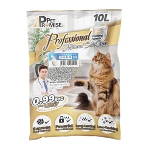Pet Pet Promise毛孩承諾 高級 礦物貓砂 爽身粉味 10L - 原裝行貨 10L 正面圖