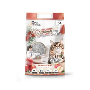 Pet Pet Promise毛孩承諾 高級 礦物貓砂 蘋果味 5L - 原裝行貨 5L  正面圖